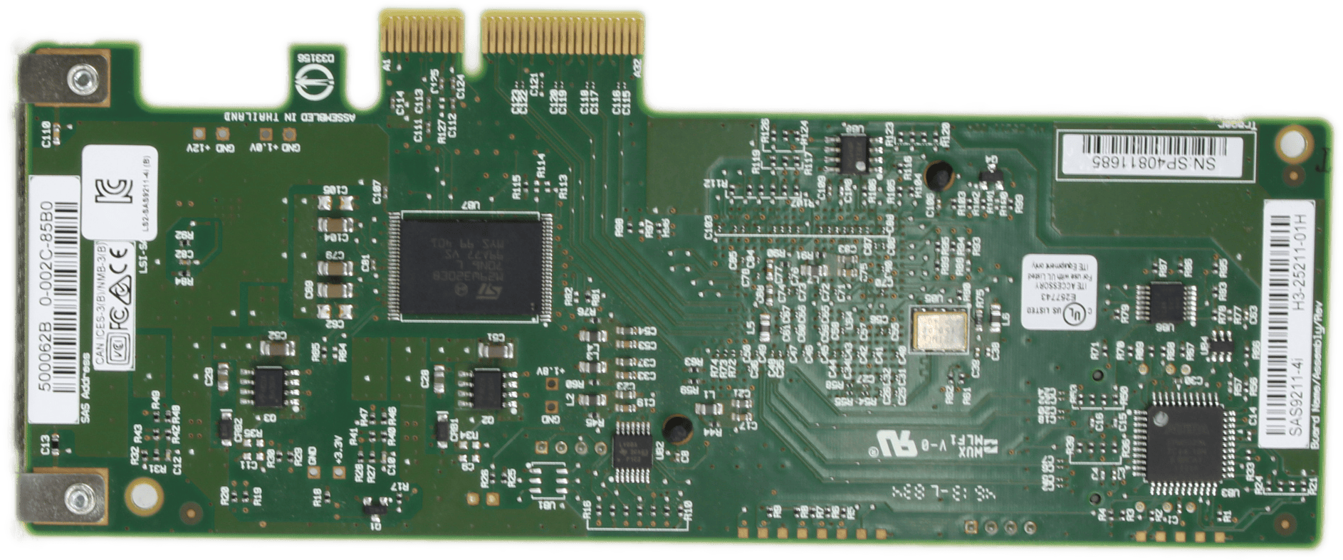 LSI SAS9211-4i 6 Gbps SAS/SATA RAID Controller PCIe x4 H3-2511-01F Full Profile | 9930 — Draufsicht (Bild 1 von 6)