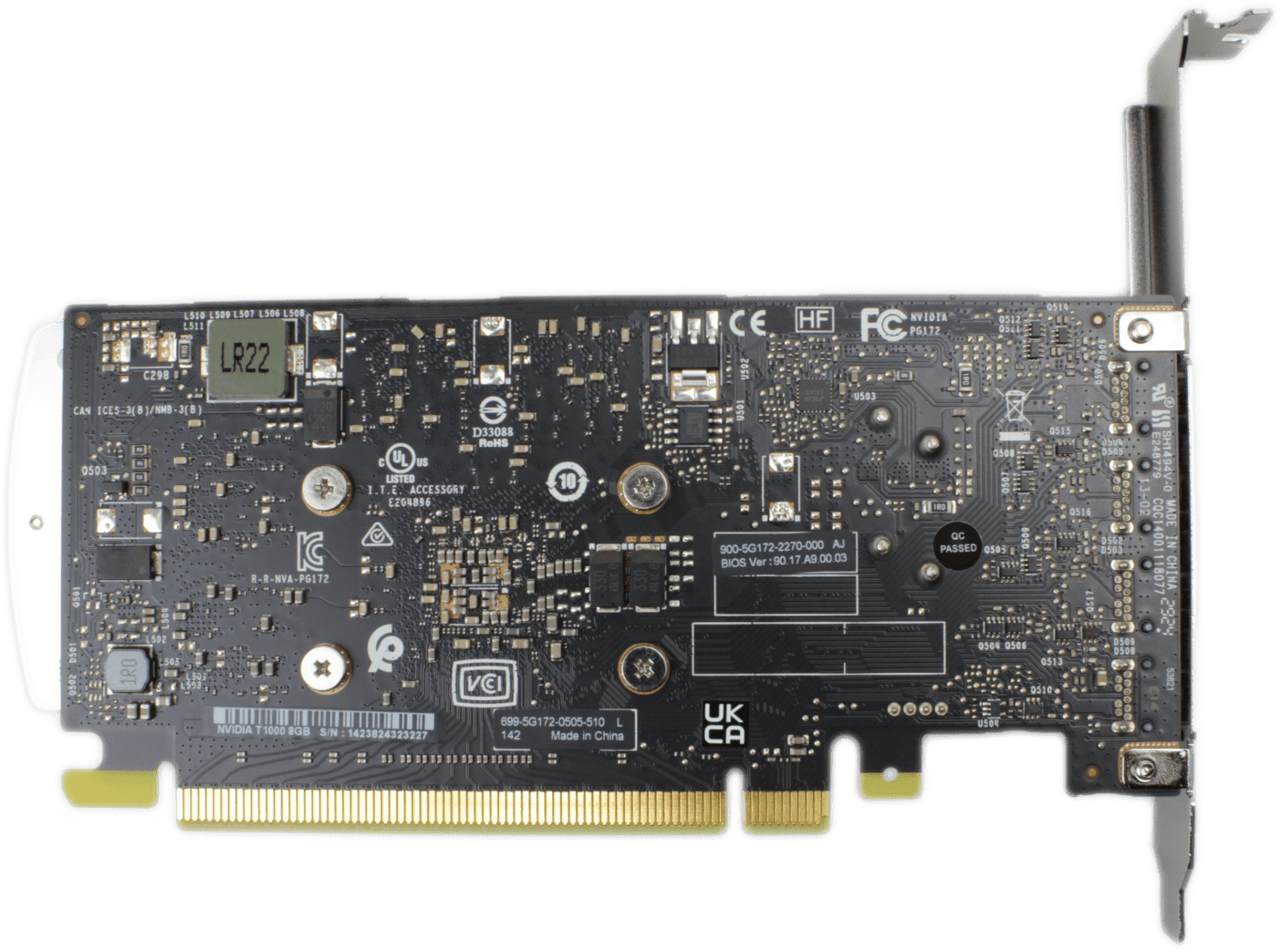 Nvidia T1000 - 8GB GDDR6 4x Mini DisplayPort PCIe 3.0 x16 50 W 896 Cuda Cores FP | 9576 (image 5 of 6)