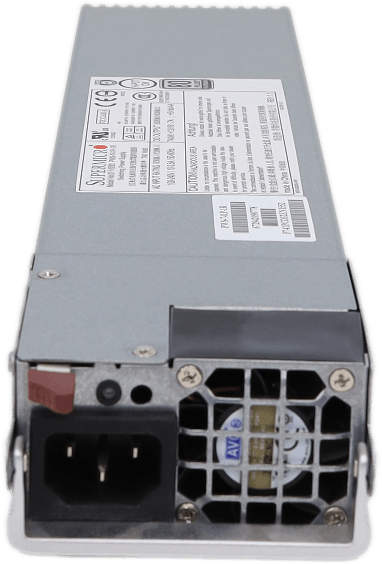 Supermicro - 740W 80+ Platinum Power Supply Unit - PWS-741P-1R - 672042090778 | 10492 (image 2 of 5)