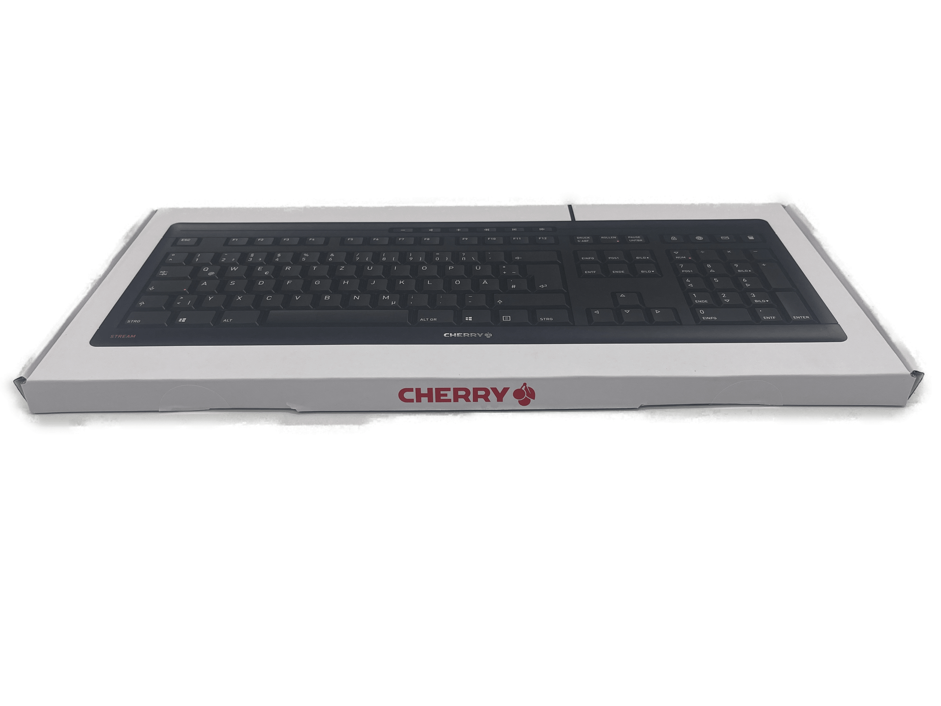 Kopie von CHERRY Stream Tastatur JK-8500DE-2 - QWERTZ Deutsch - Schwarz USB Silent Neu/OVP #1 | 759 (Bild 2 von 4)