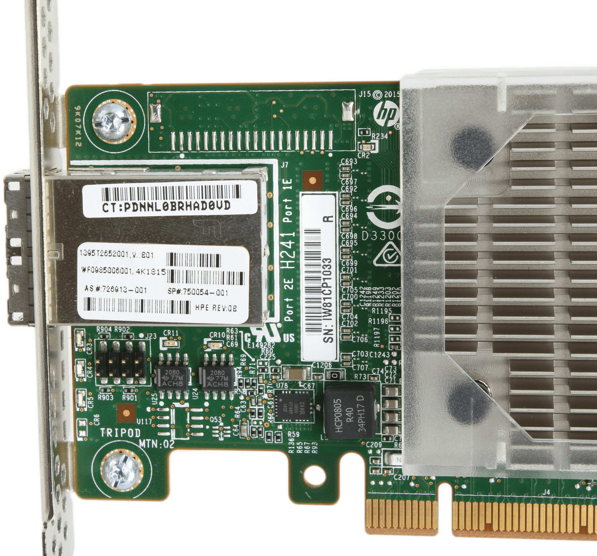 HPE H241 Dual Port 12Gb SAS/SATA PCIe3 x8 Smart Host Bus Adapter FP - 726913-001 | 9925 (Bild 7 von 7)
