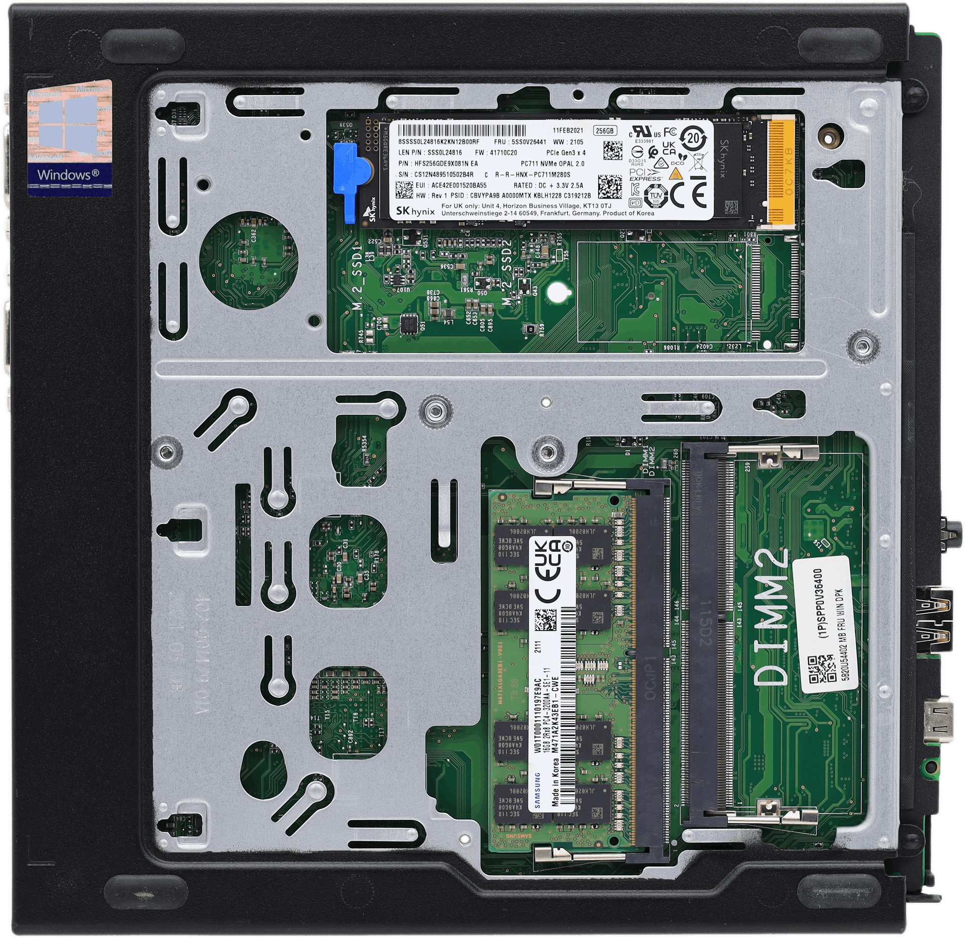 Lenovo ThinkCentre M75q Gen2 - Ryzen 5 Pro 4650GE 16GB DDR4 | 10569 (Bild 7 von 8)