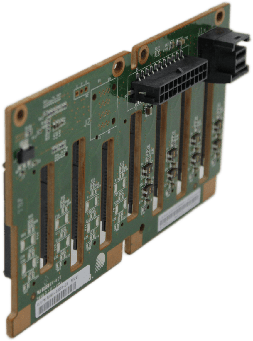 IBM - 8-Bay SATA Backplane for SAN Volume Controller 2145-SV1 - 01YM716 + Kabel | 9553 (Bild 5 von 7)