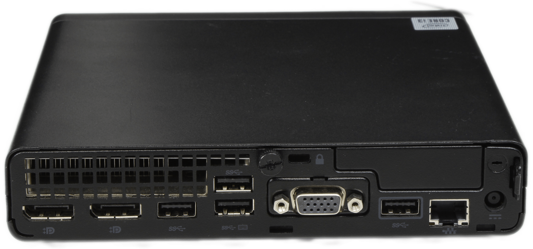 HP ProDesk 600 G6 Mini PC - Intel i3-10100T - 8GB DDR4 256GB SSD + Win 11 & PSU | 10070 — Rückansicht (Bild 3 von 6)