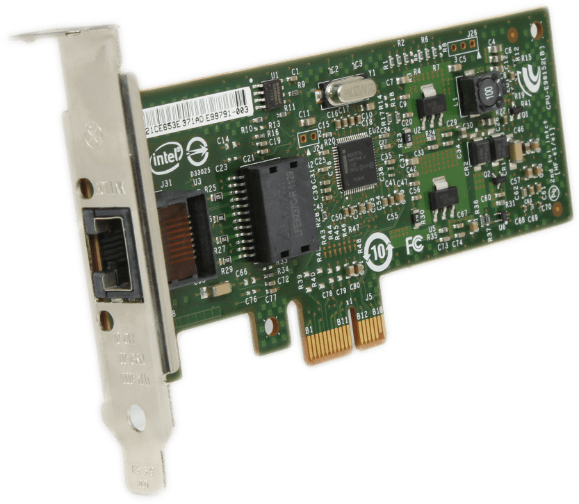 Intel Gigabit Ethernet CT2 Desktop Adapter PCIe x1 Low Profile E1G31CTG1P20 | 9833 (Bild 1 von 6)