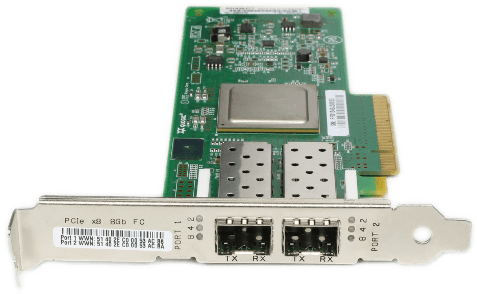 HP - QLogic Network Card QLE2562-HP Dual-Port 8Gb SFP+ PCIe2 x8 FP - AJ764-63002 | 9824 (Bild 4 von 8)