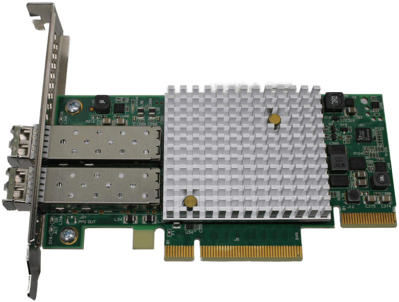 Solarflare S7120 10Gb Dual Port FC PCIe3.1 x8 Netzwerk Adapter SF432-1012-R2.0 | 9423 (Bild 1 von 7)