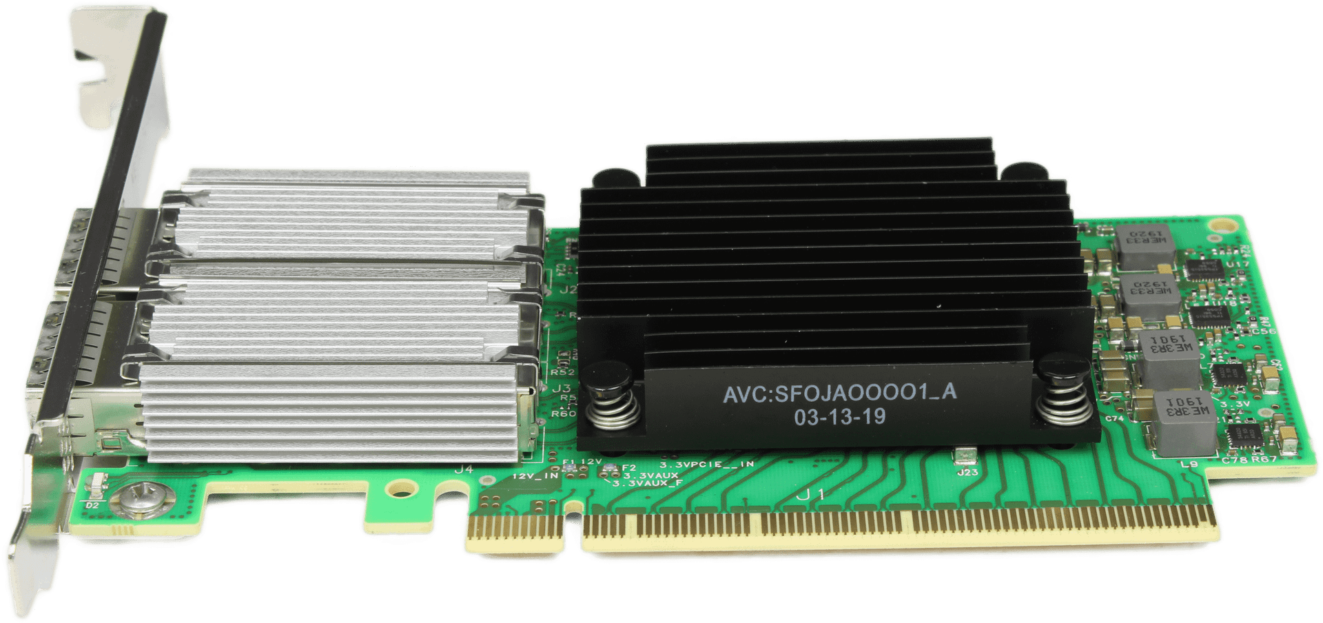 Mellanox CX516A ConnectX-5 QFSP28 100GbE Adapter PCIe3.0 x16 MCX516A-CCAT - FP | 10044 — Seitenansicht (Bild 2 von 6)