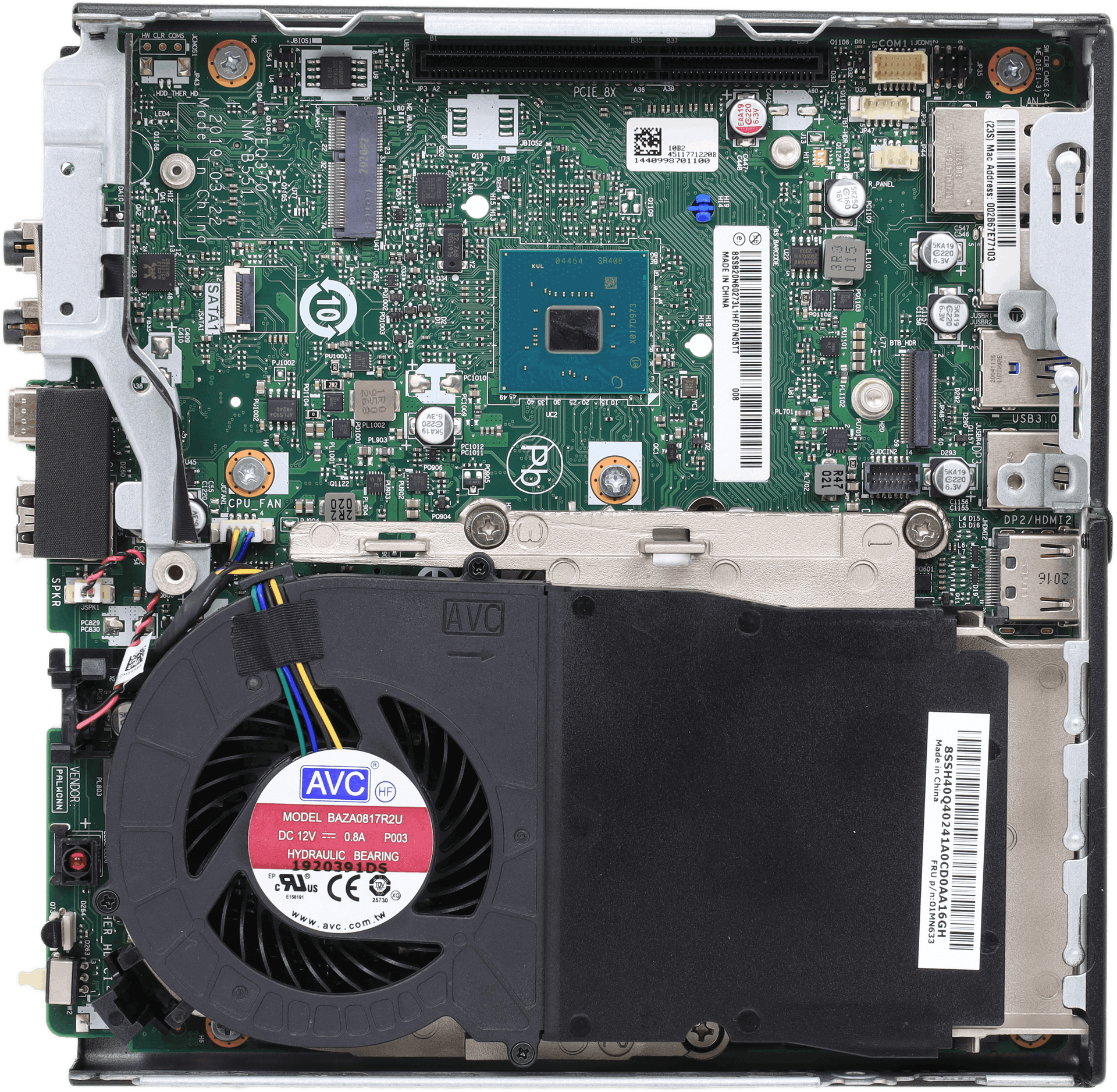 Lenovo ThinkCentre M720q Mini PC - Intel G4900T 8GB DDR4 no ssd Win Lizenz + PSU | 10615 (Bild 5 von 6)