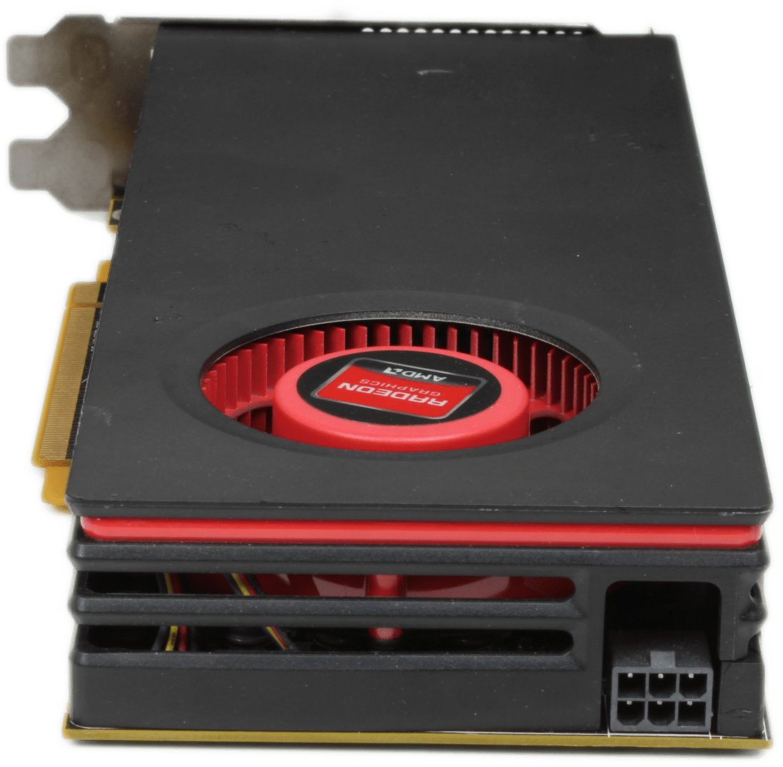 AMD Radeon HD 6850 Grafikkarte 1 GB GDDR5 2x DVI 2x DP Mini 1.1 1x HDMI 1.3a | 9996 — Anschlüsse (Bild 4 von 7)