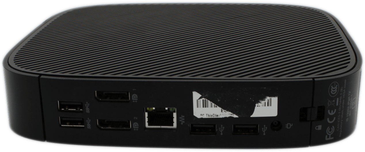 HP t530 Mini-PC Thin Client GX-215JJ 2x1,5GHz 4GB DDR4 8GB M.2 | inklusive PSU | 9500 (Bild 4 von 6)