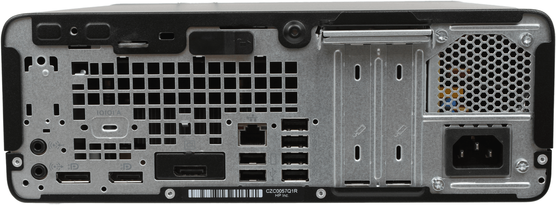HP ProDesk 600 G5 SFF PC - Intel Core i3-9100 16GB DDR4 256GB NVMe Win11 Pro | 10263 — Rückansicht (Bild 4 von 6)