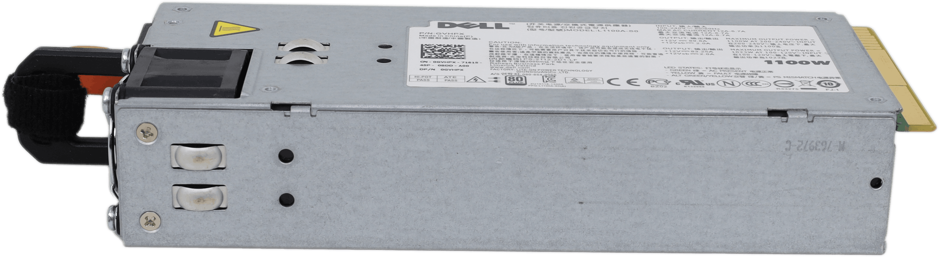 Dell - 1100W 80+ Power Supply Unit Netzteil - L1100A-S0 PS-2112-2D1-LF - 0GVHPX | 10494 (image 2 of 6)