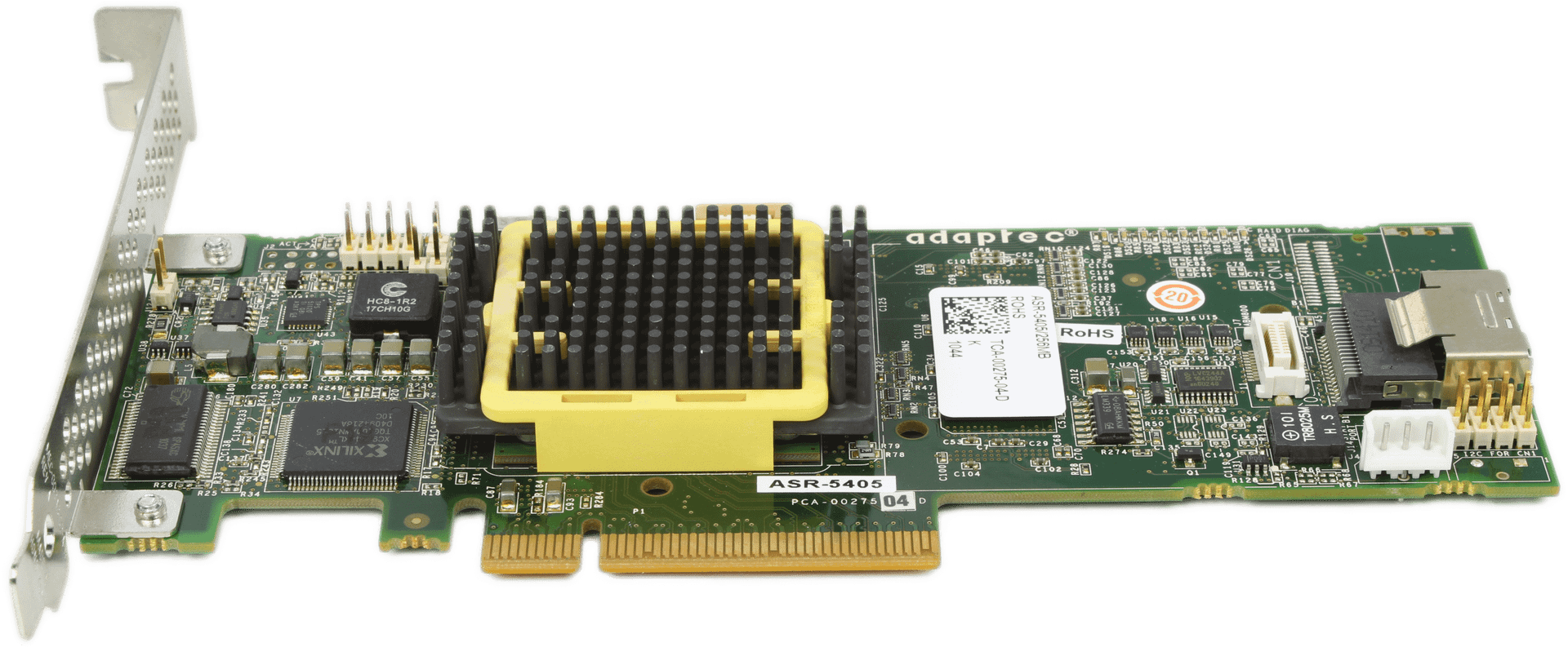 Adaptec ASR5405 256 MB SAS/SATA RAID Controller PCIex8 FP TCA-00275-04 2258100-R | 9927 — Seitenansicht (Bild 3 von 6)
