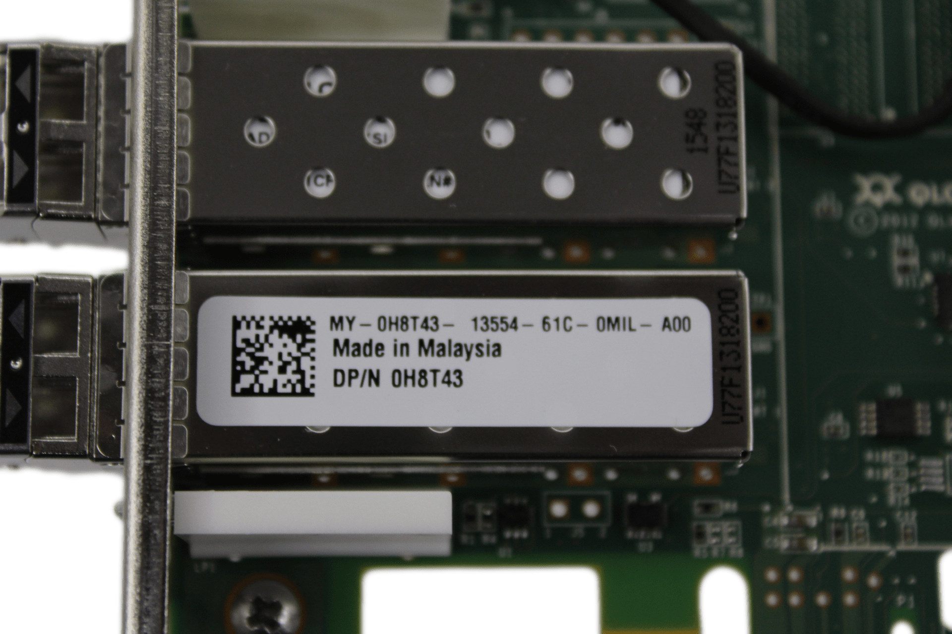 Qlogic Dual-Port 16Gb PCIe3x8 FC Server Adapter QLE2662-DEL 0H8T43 FP + 2x GBICs | 9511 (Bild 7 von 7)