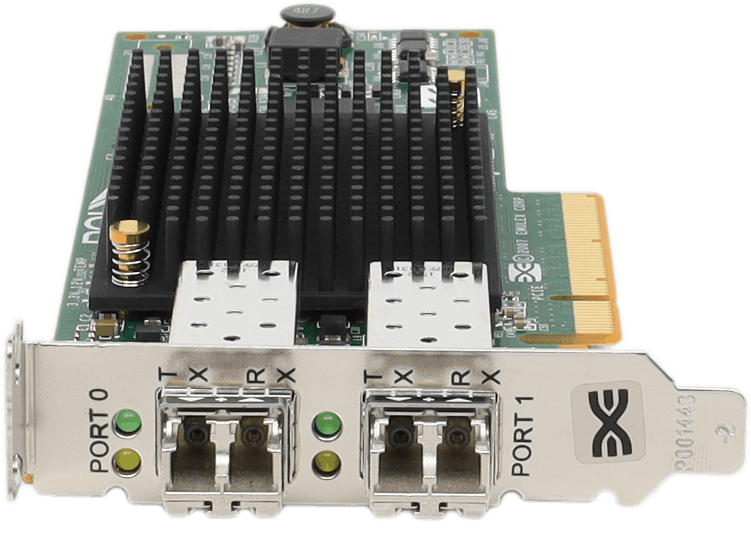 Emulex LightPulse LPE12002 2-Port 8G SFP FC PCie x8 NIC + Module - P002181-08B | 10403 — Vorderansicht (Bild 6 von 7)