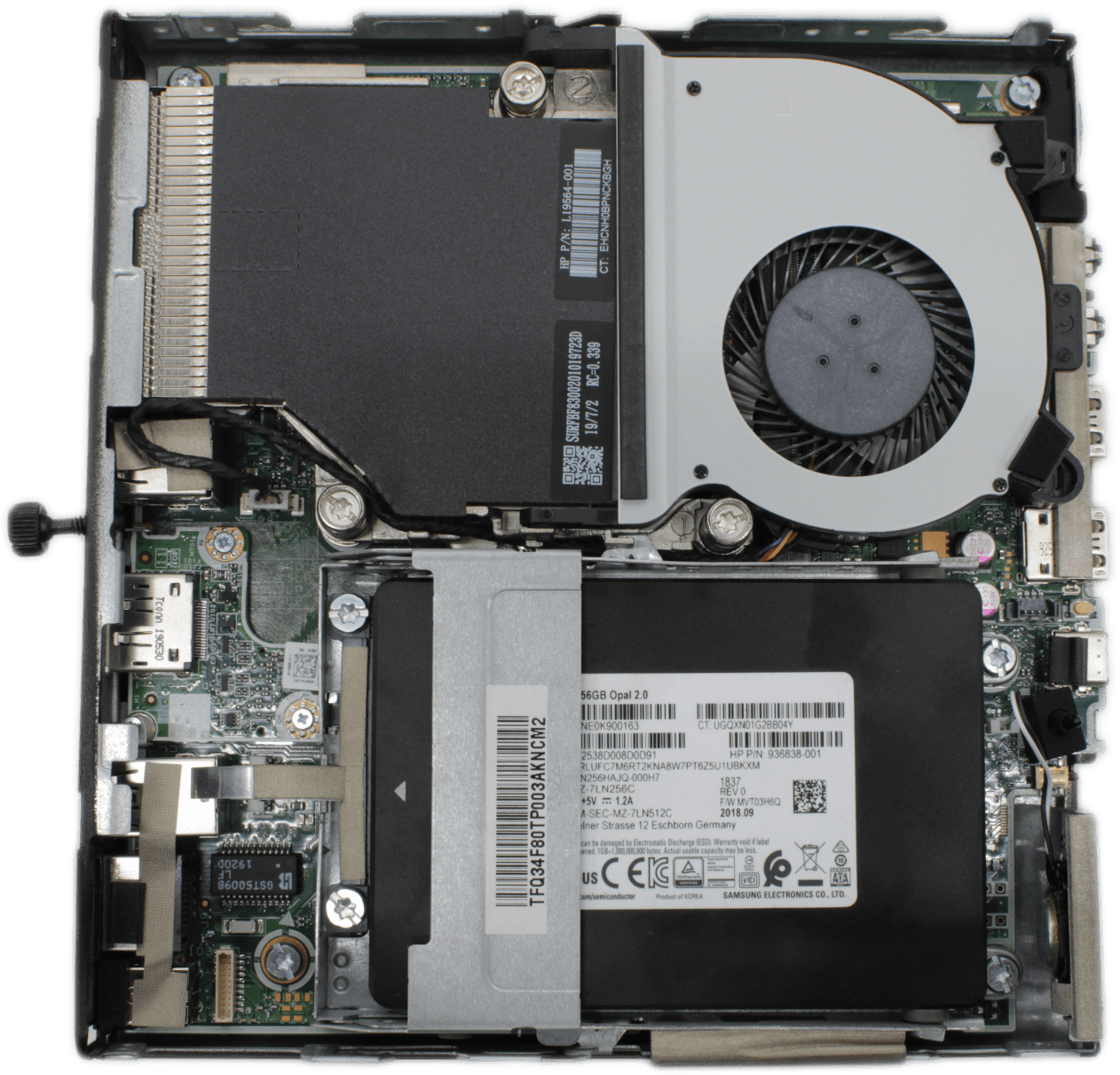 HP EliteDesk 800 G3 Mini 35W | i5-6500T 4 Core 2.5GHz 8GB DDR4 120GB SSD Win10 | 9358 (Bild 5 von 6)