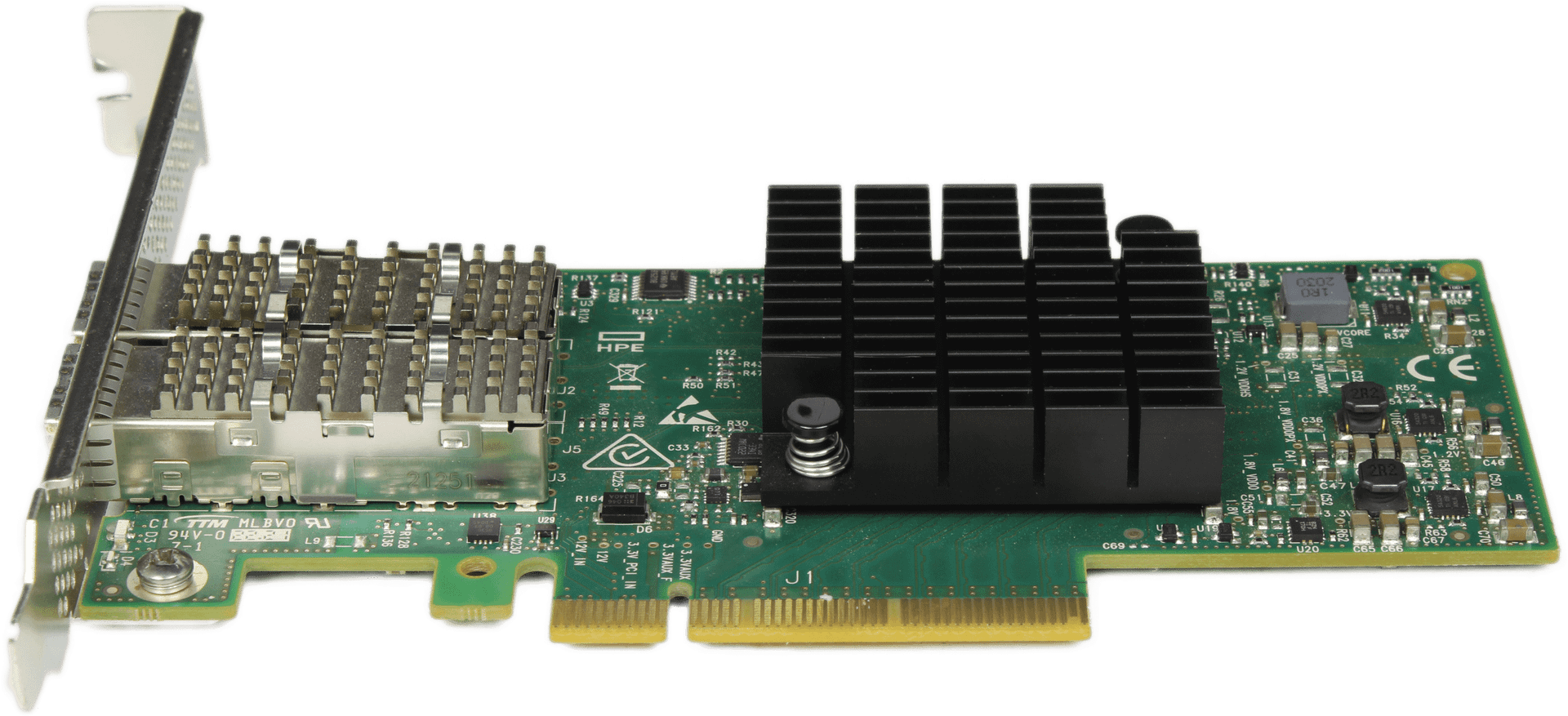 HPE 640SFP28 Dual Port 25GbE SFP28 Netzwerkadapter PCIe3.0 x8 FP - 817753-B21 | 10061 — Produktbild (Bild 2 von 6)