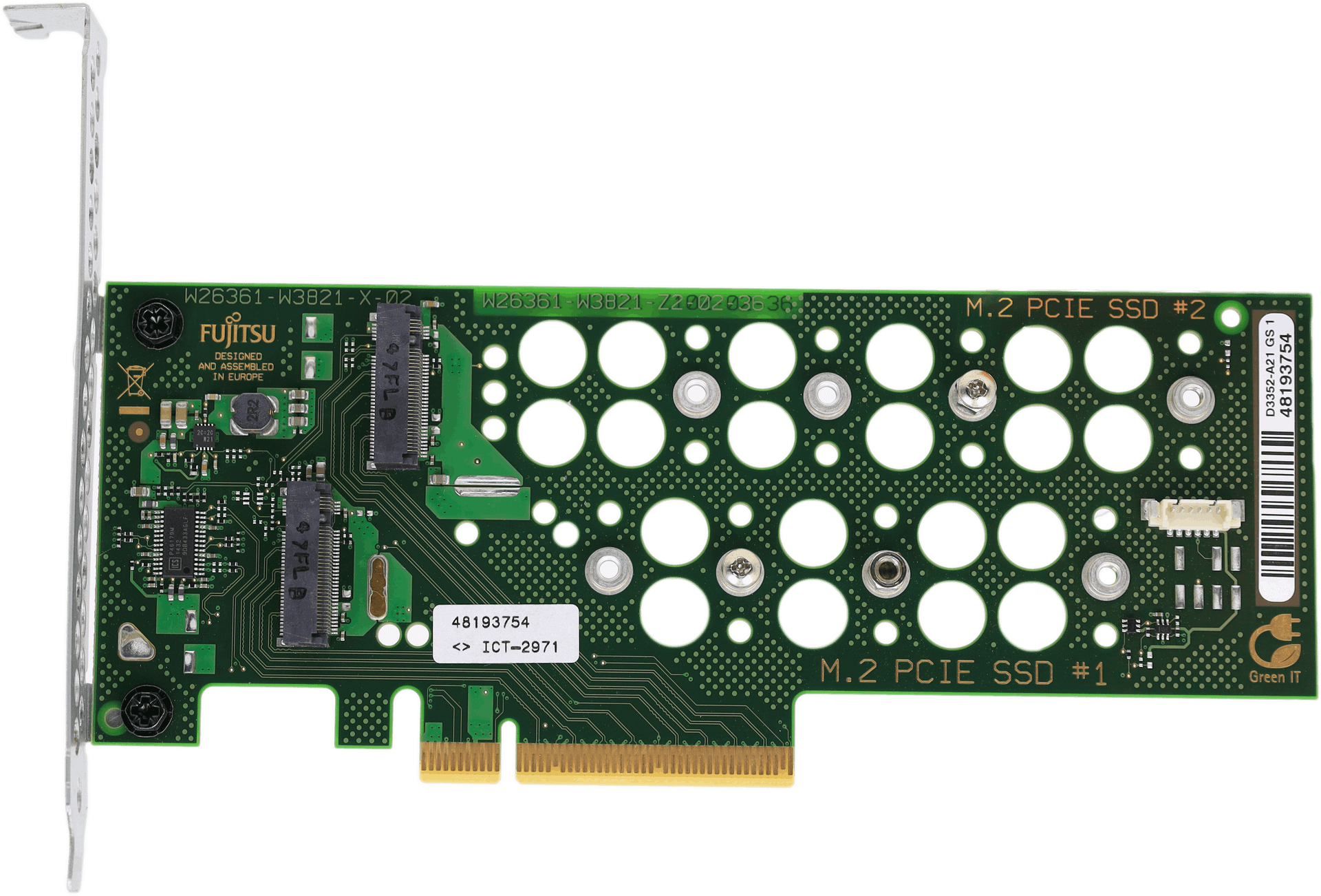 Fujitsu M.2 Carrier Board D3352-A2 - 2x M.2 PCIe 3.0 x4 Slots FP - D3352-A21 | 10556 (Bild 4 von 5)