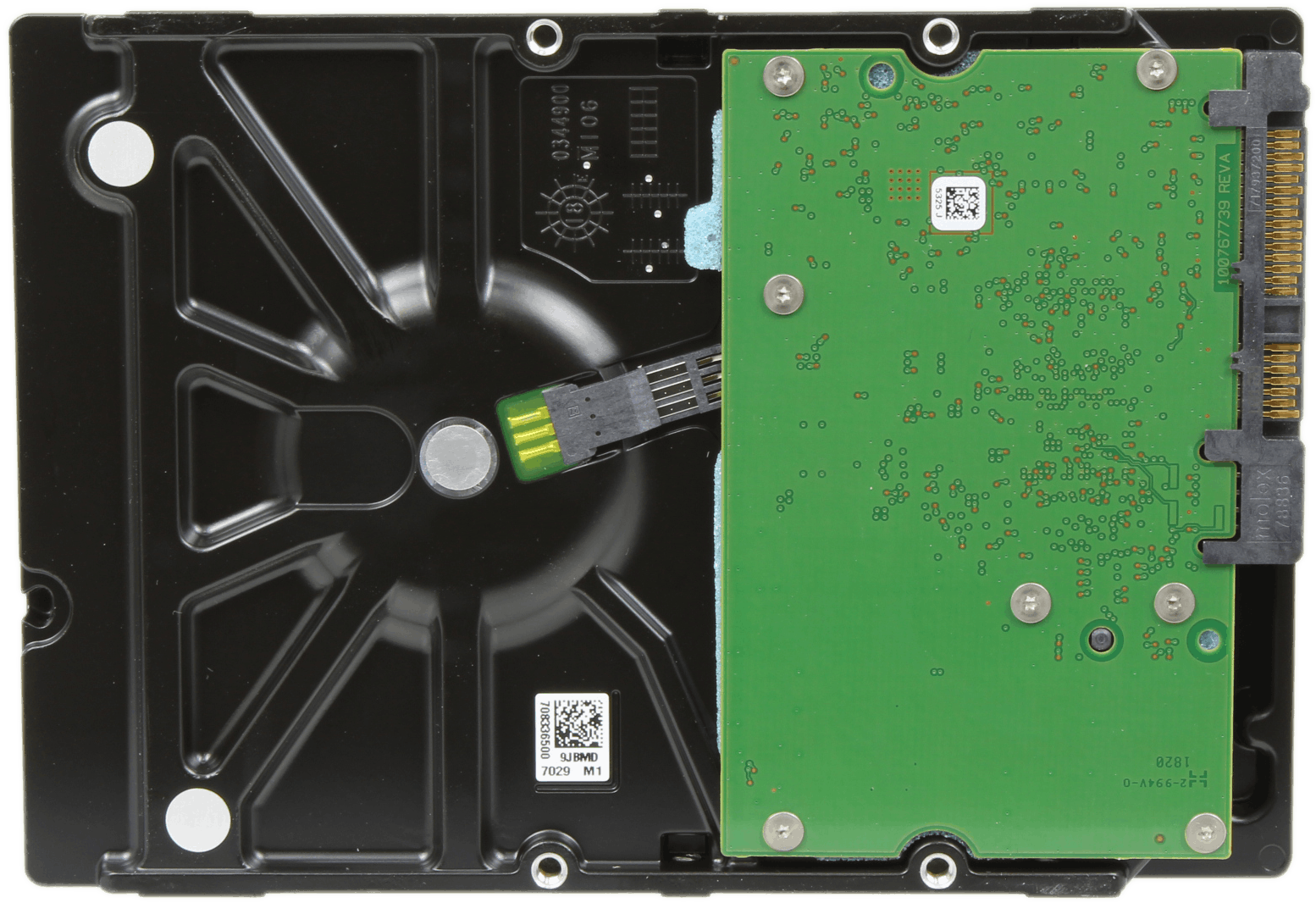 Dell Seagate 4TB 7,2K SAS 12Gbps Server HDD Festplatte - P/N 2FS204-150 022GCD | 10327 — rear view (image 4 of 6)