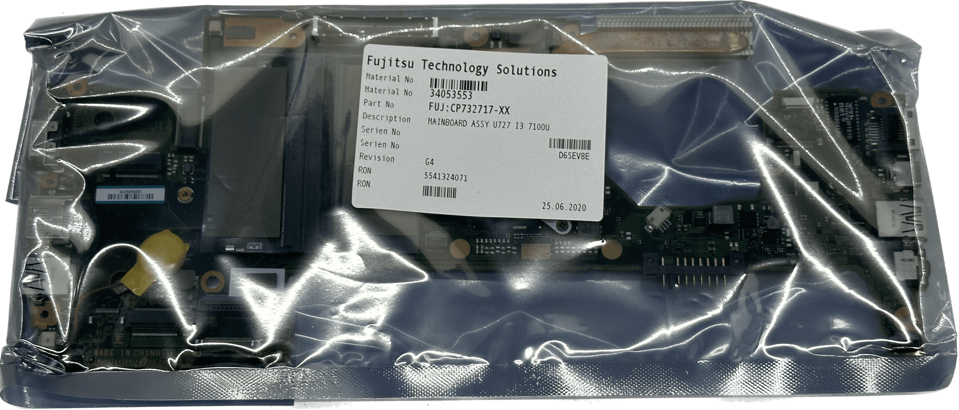 Fujitsu Lifebook U727 Mainboard | Intel i3-7100U 2x2,4GHz | CP732717-XX 34053553 | 535 (Bild 6 von 7)