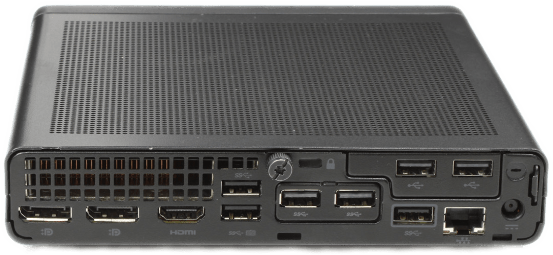 HP Elite Mini 800 G9 - Intel i5-14500 - 16GB DDR5 512GB NVMe + Win 11 & PSU | 10079 — Rückansicht (Bild 3 von 6)
