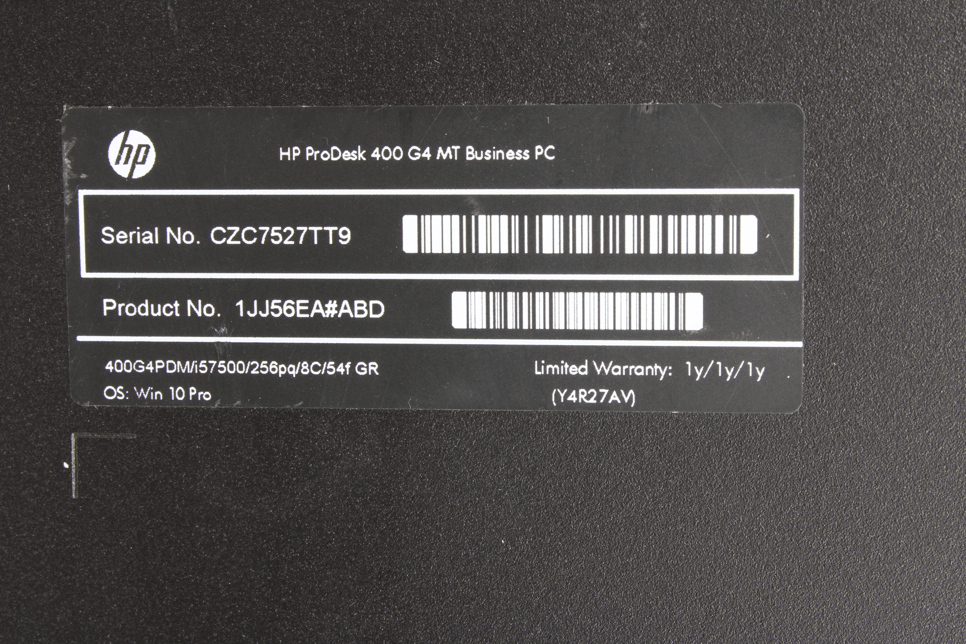 HP ProDesk 400 G4 Mini Tower Intel i5-7500 3.4 GHz | 8GB DDR4 960GB SSD | Win10 | 9626 (Bild 6 von 6)