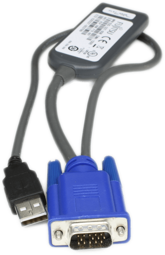 Fujitsu KVM s2-Adapter RJ-45 USB VGA - Unit RIP USB FTS SST MPN: 520-327-508 | 9729 (Bild 2 von 4)