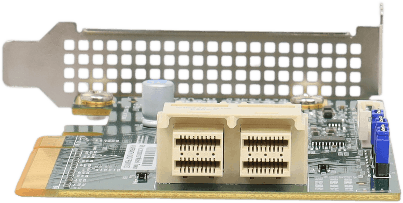 Supermicro Dual-Port Gen-3 Interner NVMe HBA - SFF-8643 inkl Kabel AOC-SLG3-2E4R | 10477 (Bild 4 von 6)