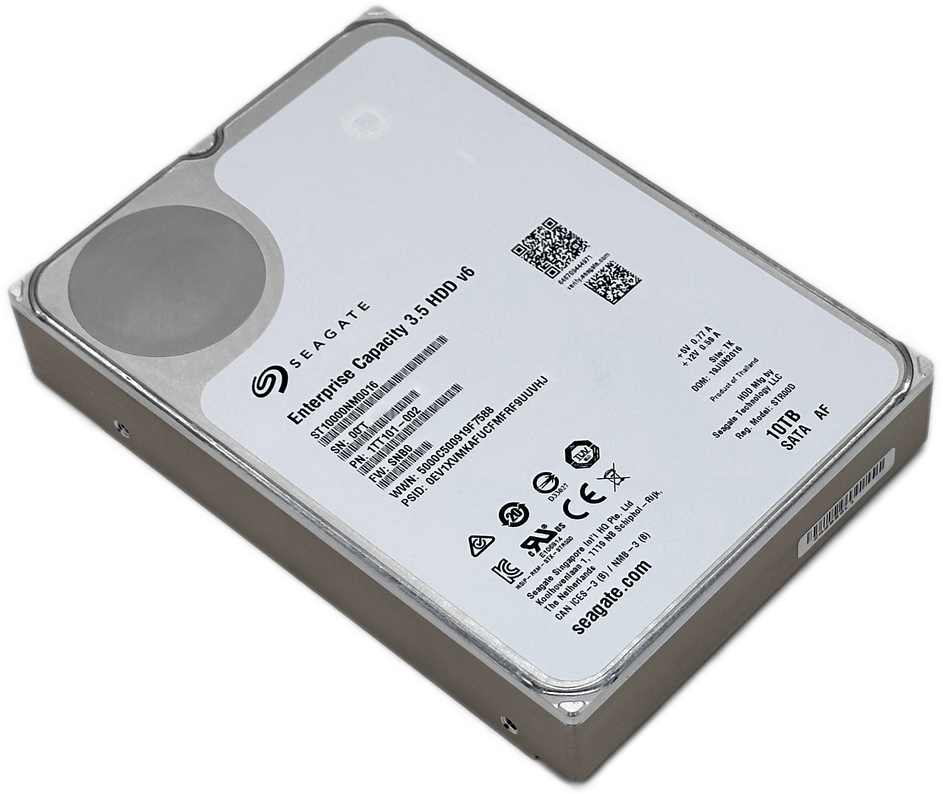 10TB Seagate Enterprise Cap. v6 SATA Festplatte | 256MB 7200RPM | ST10000NM0016 | 149 (Bild 4 von 6)