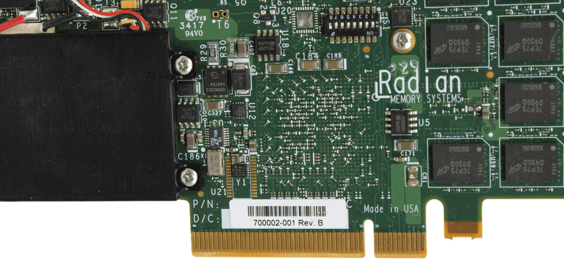 Radian Memory Systems RMS-200/8G PCIe3.0 x8 8GB DDR3 NVRAM 800001-001 700002-001 | 10020 — Rückansicht (Bild 2 von 6)