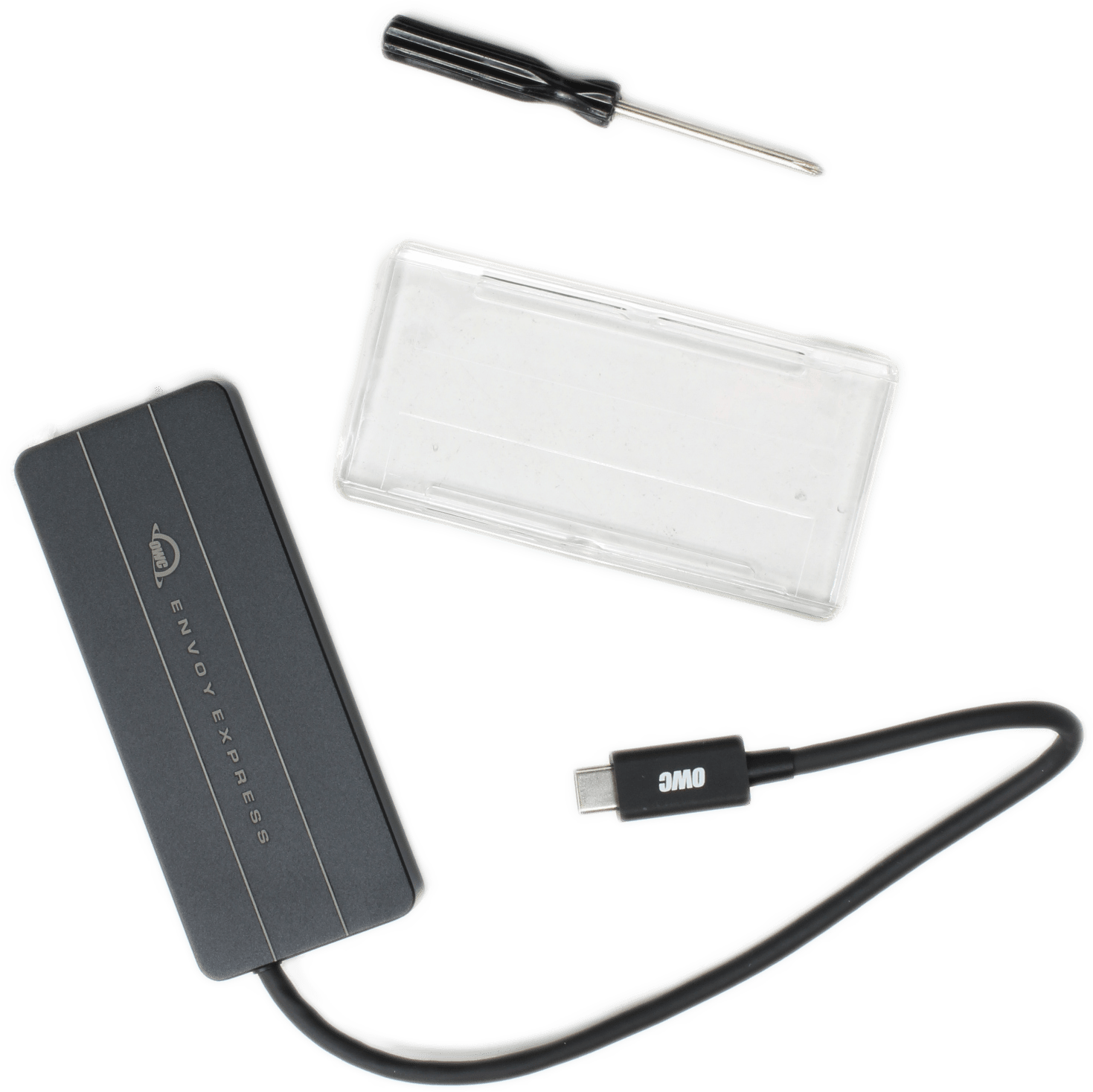 OWC Envoy Express M.2 NVMe Adapter Thunderbolt 3 Laufwerksgehäuse Schwarz OVP Neu | 10074 (Bild 5 von 7)
