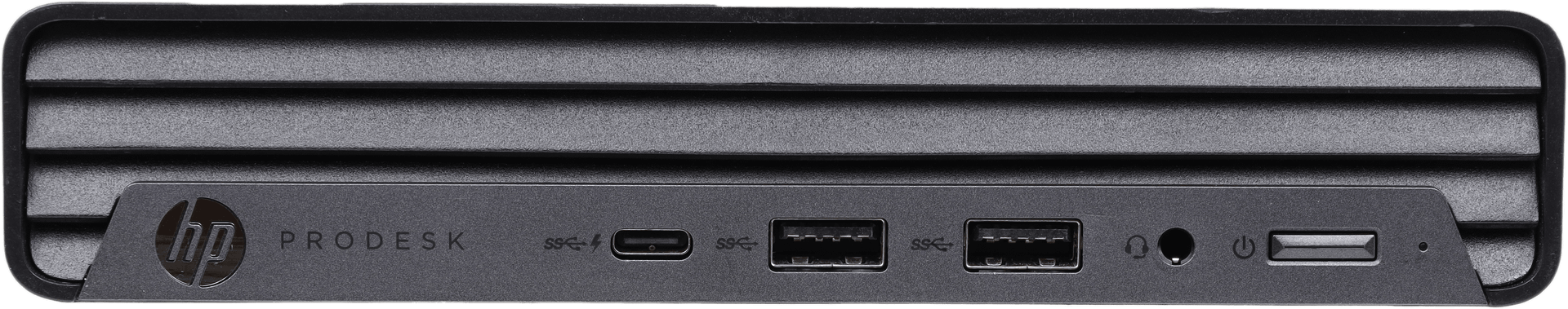 HP ProDesk 405 G6 Mini PC - AMD Ryzen 3 3200GE 8GB DDR4 256GB M.2 SSD Win11 +PSU | 10357 — front view (image 4 of 7)
