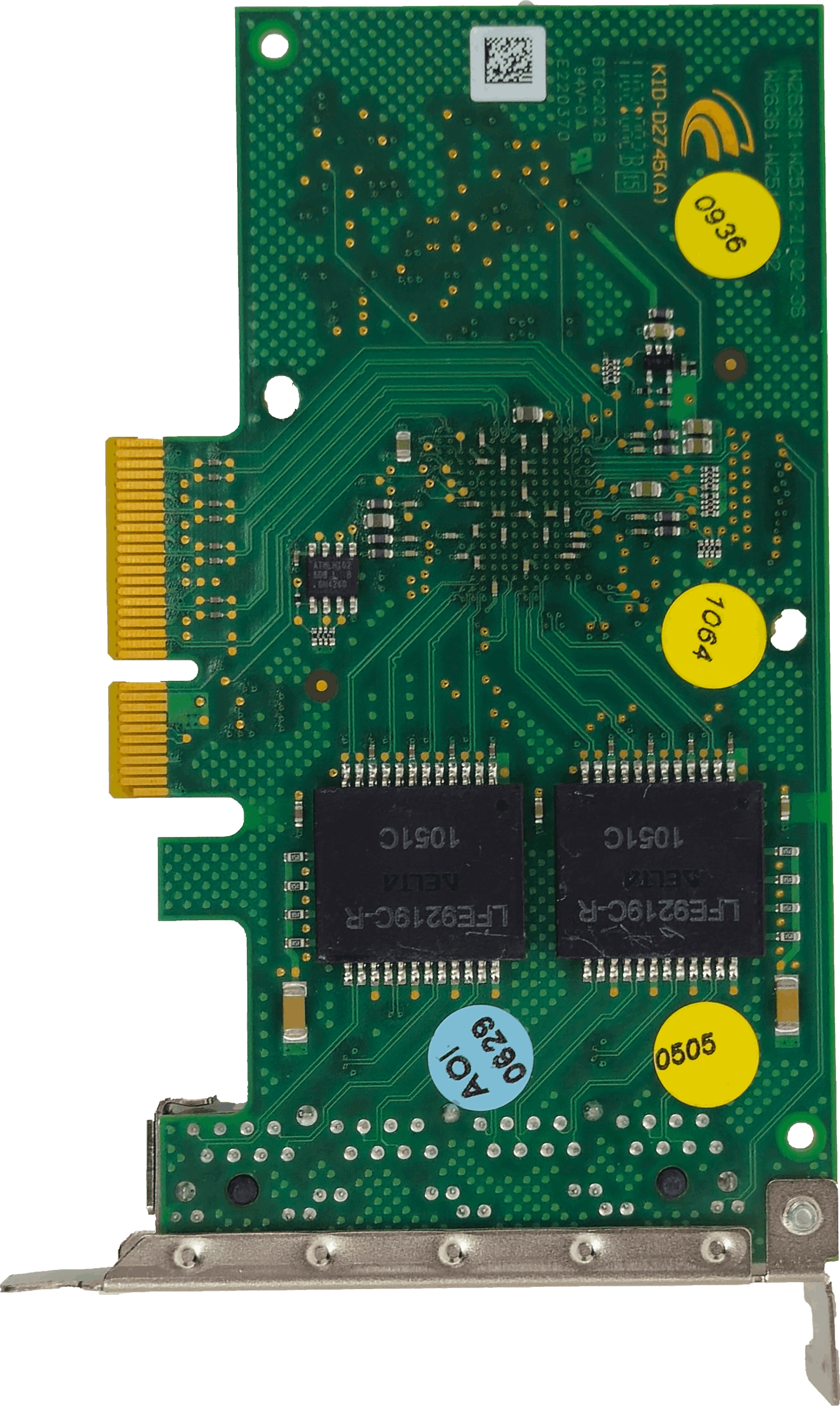 Fujitsu Quad Port PCIe x4 1Gbps RJ-45 Netzwerk Adapter D2745-A11 GS3 LP | 10328 — Unterseite (Bild 6 von 6)