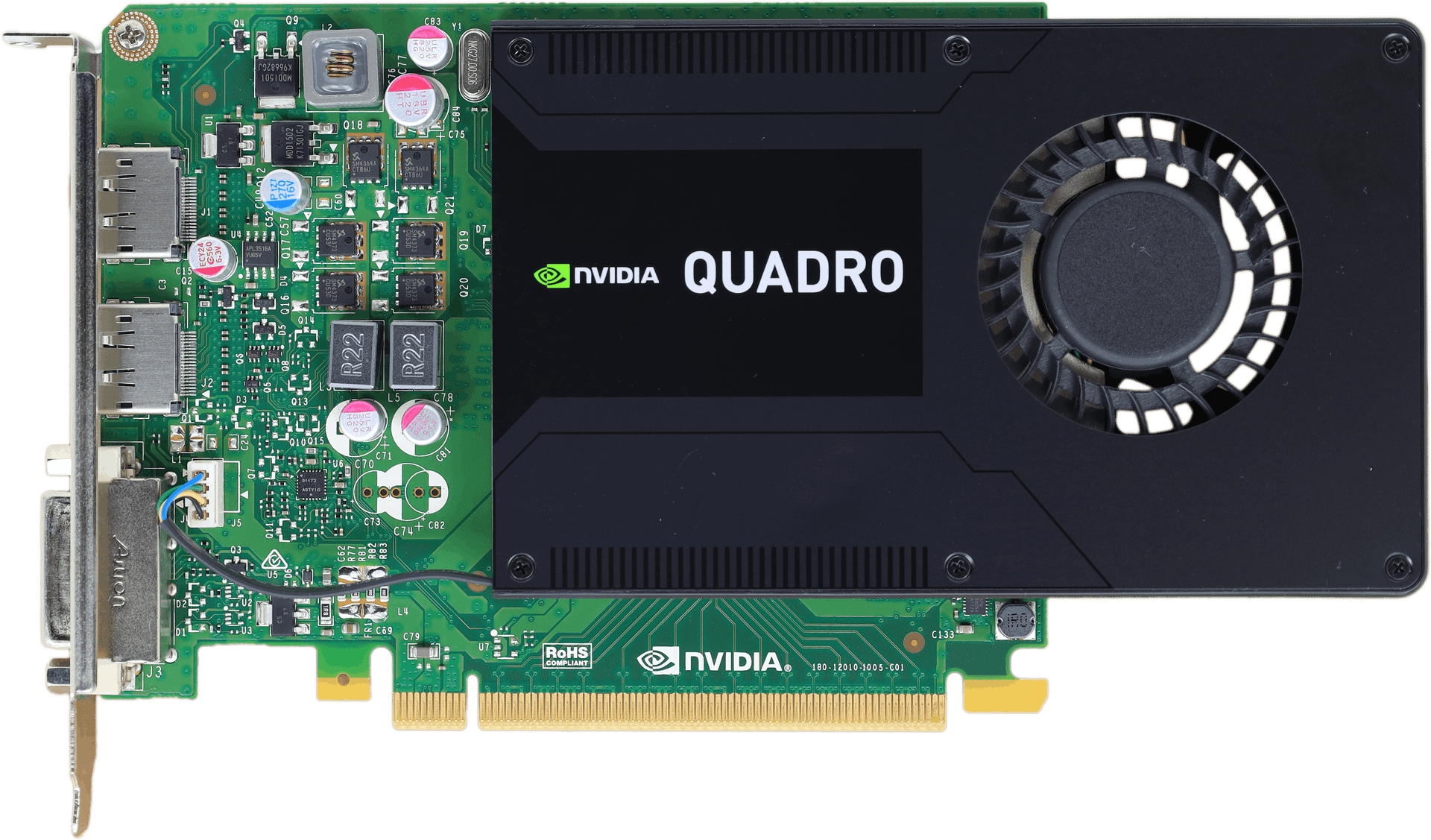 Nvidia Quadro K2200 - 4GB GDDR5 PCIe2x16 640 CUDA 68W - S26361-D3000-V220 | 10555 (image 6 of 6)