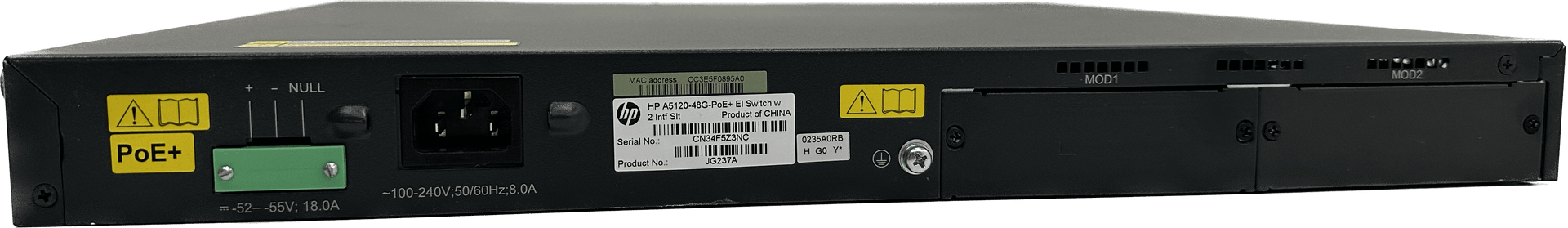 HP A5120-48G-PoE+ | 48-Port Gigabit PoE Network EI Switch | JG237A H3C S5120-52C | 537 (Bild 4 von 6)