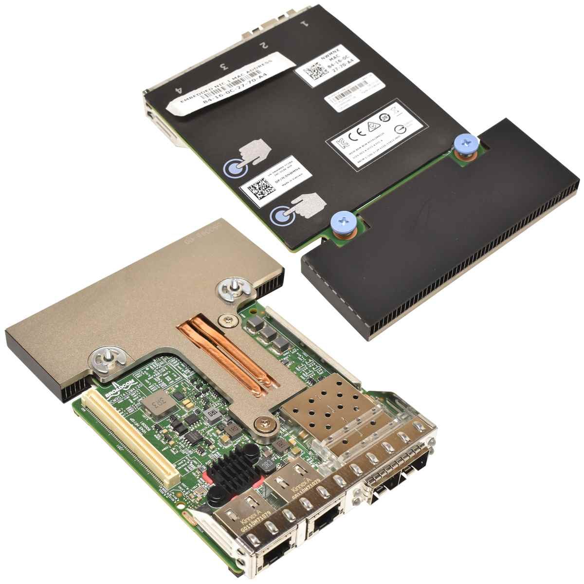 DELL 57412 0NWMNX Broadcom BCM957412M 2x SFP + 4-Port 10Gbps RJ45 Network Daughter Card NEW | 1598 (image 6 of 8)