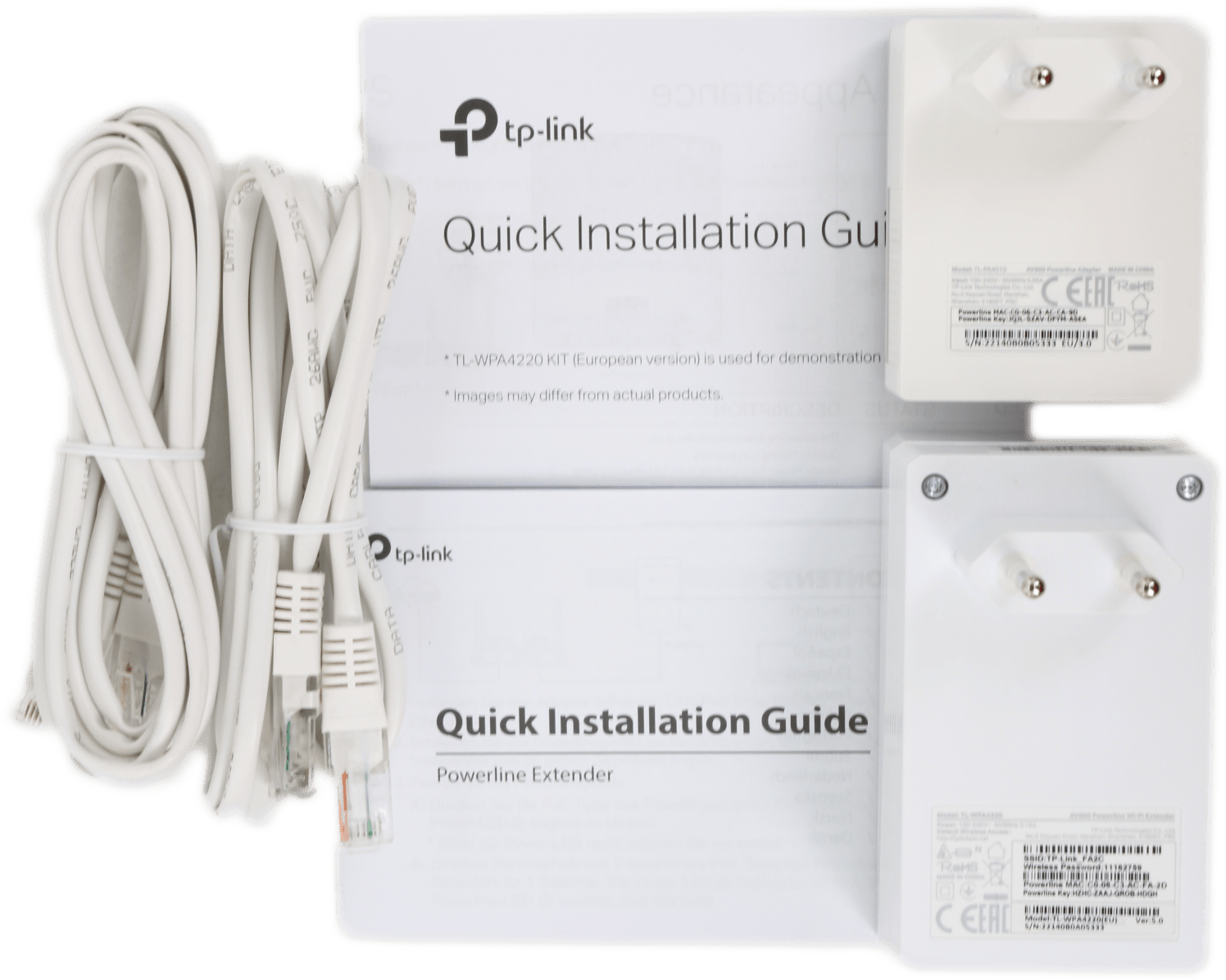TP-Link TL-WPA4220 Ver.5.0 AV600 Gigabit Powerline Wi-Fi Kit EU | Wi-Fi Extender | 9598 (Bild 2 von 6)