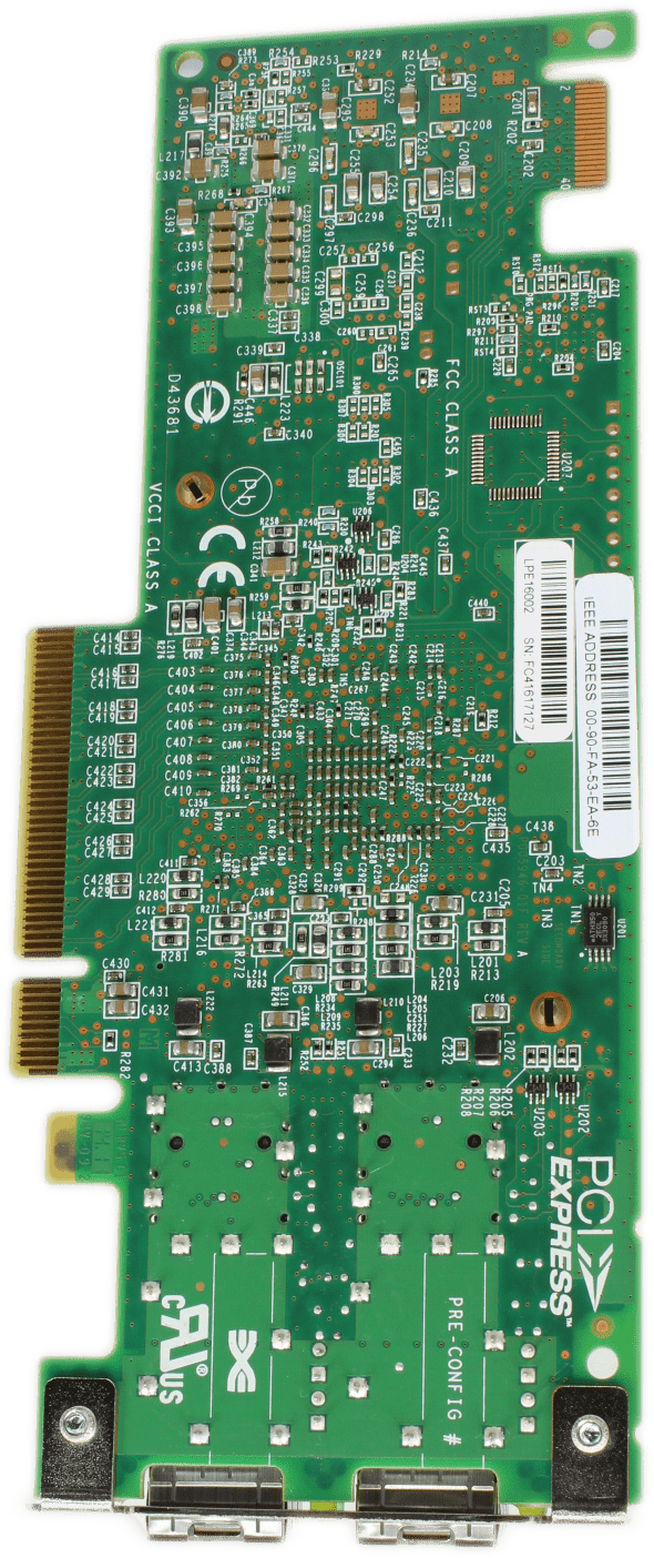 Emulex LPE16002 Dual-Port 16Gb/s PCIex8 FC Host Bus Adapter P005947-41C LP | 9859 (Bild 7 von 7)