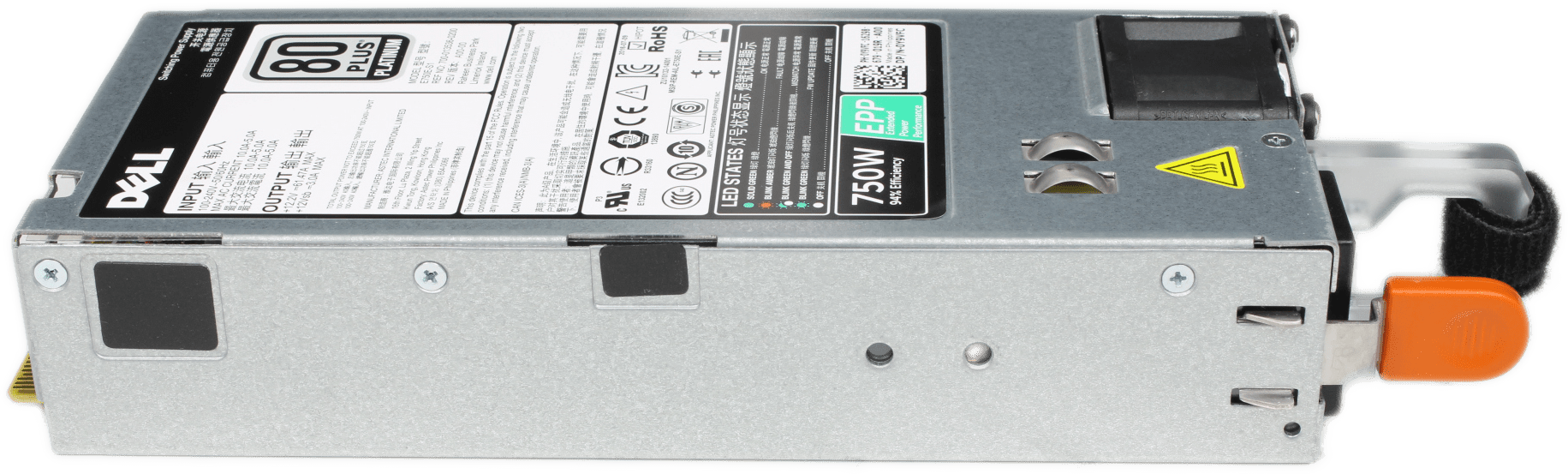 Dell - 750W Switching Power Supply E750E-S1 80+ Platinum - P/N: 0Y9VFC 00XW8W | 9687 (Bild 4 von 6)