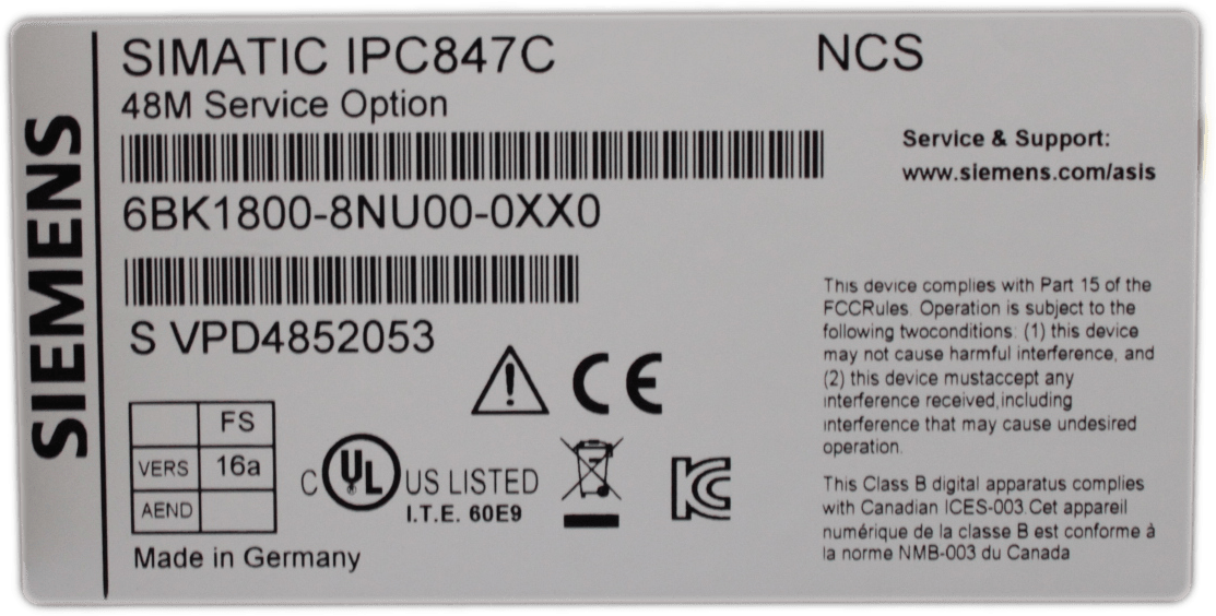 Siemens Simatic IPC847C Intel i7-610E 2.53 GHz 8 GB DDR3 RAM 6BK1800-8NU00-0XX0 | 9321 (Bild 6 von 6)