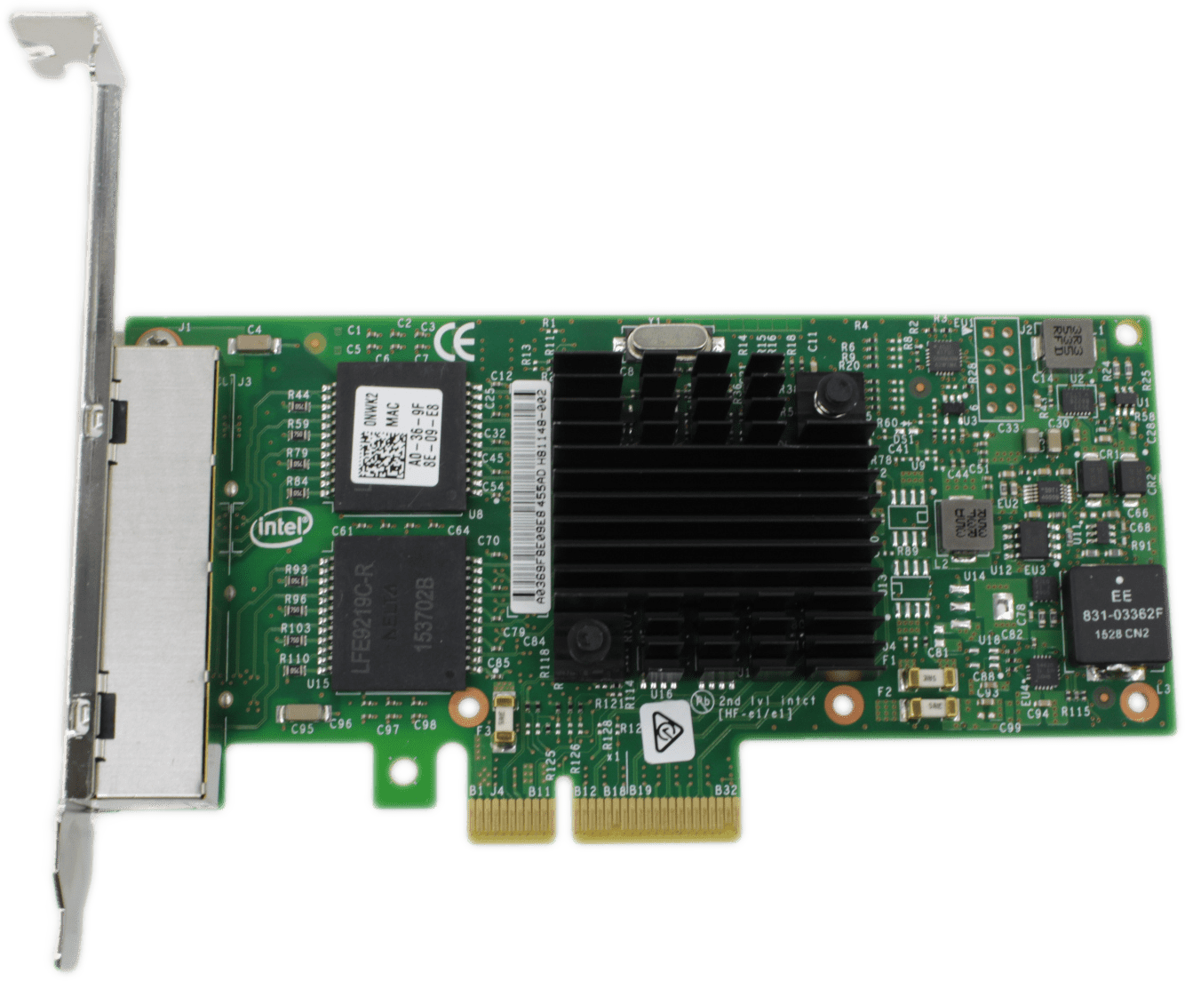 Dell Quad Port PCIe x4 Gigabit Ethernet Netzwerk Adapter 00NWK2 Full Profile | 9510 (Bild 2 von 6)