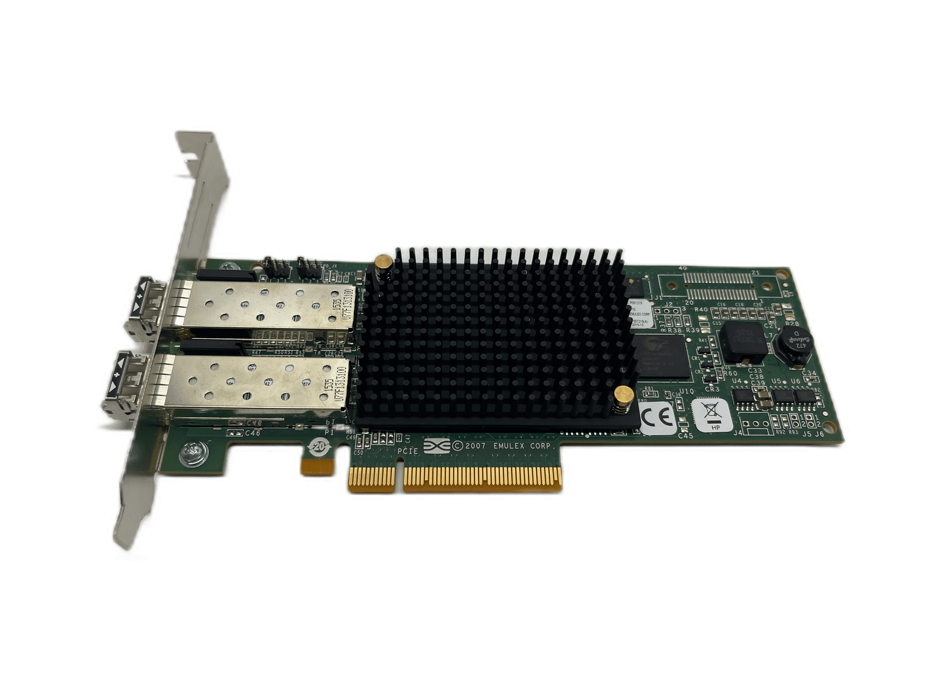 EMULEX / HP LightPulse LPE12002 8Gb/s PCIe x8 FC Netzwerkkarte SP# 697890-001 + 2x SFP | 18 (Bild 1 von 3)