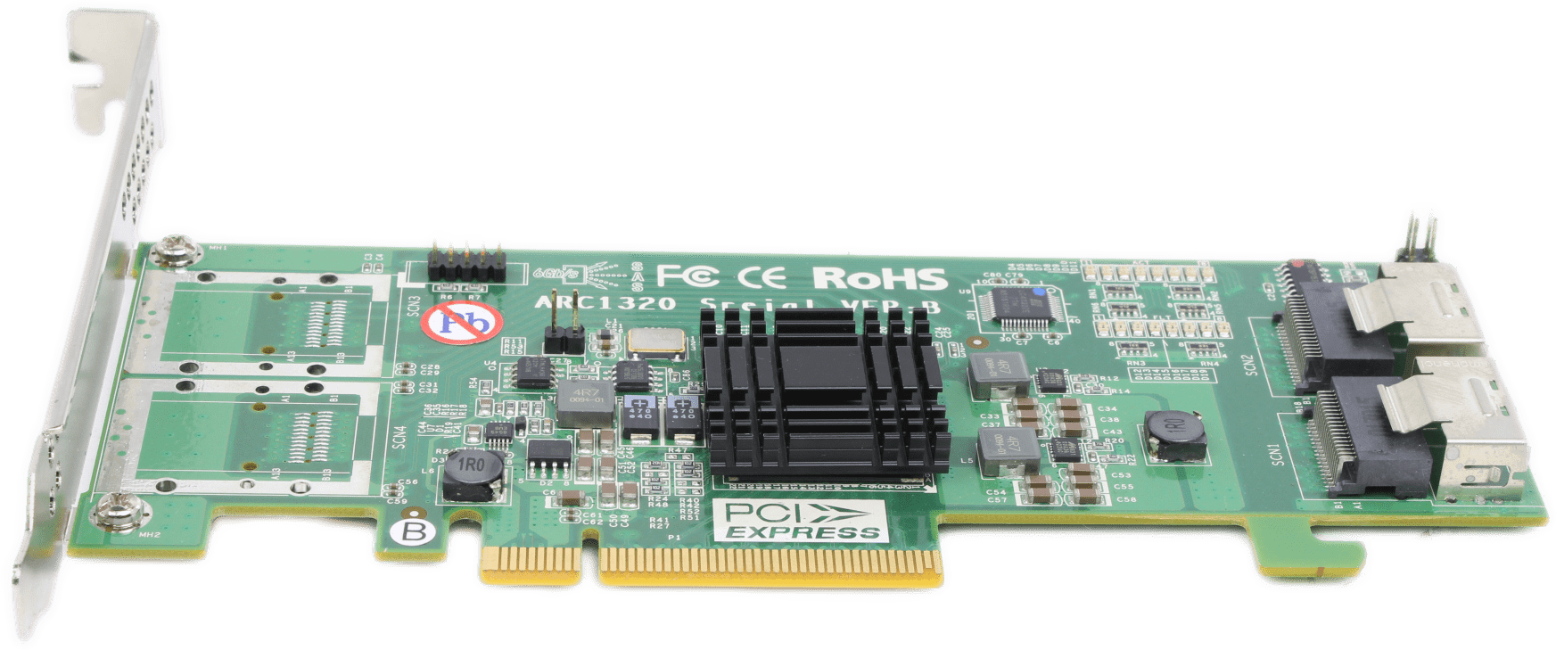 Areca ARC-1320-8i 8x 6Gb/s SAS Host Adapter PCIe2.0 x8 2x SFF-8087 Full Profile | 9349 (Bild 2 von 6)