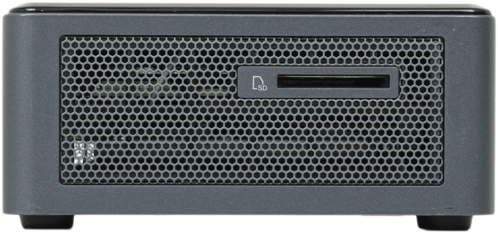 Intel NUC 10FNH Mini PC Intel i5-10210U 8GB DDR4 256GB NVMe - WiFi Thunderbolt 3 | 10152 — Seitenansicht (Bild 4 von 6)