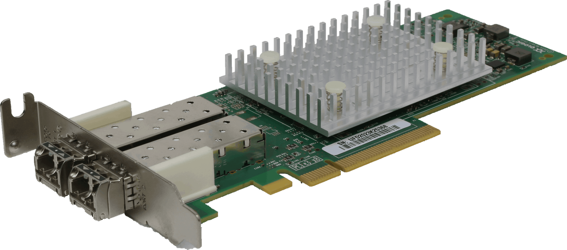Lenovo QLogic ThinkSystem - SFP+ 32G Dual-Port Ethernetadapter PCIe3.0 x8 LP | 10321 — Übersicht (Bild 4 von 6)