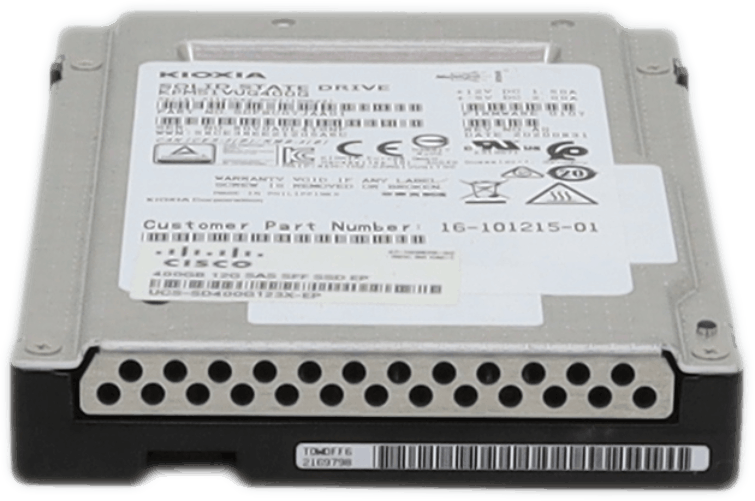 Kioxia KPM51VUG400G 400 GB SSD 2,5" SAS-3 12G - UCS-SD400G123X-EP 16-101215-01 | 10538 (Bild 2 von 4)