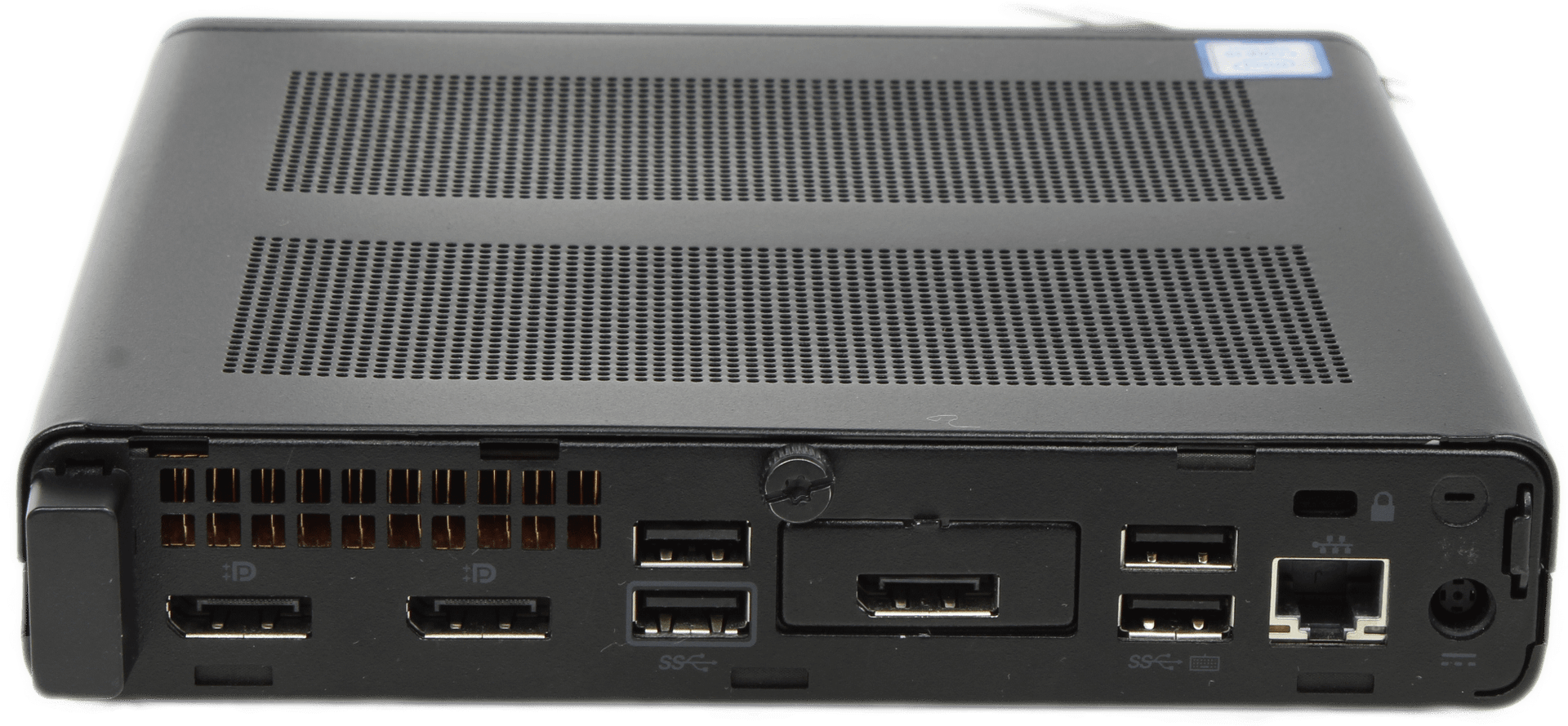 HP EliteDesk 800 G5 Mini PC - Intel i5-9500 8GB DDR4 256GB NVMe M.2 PSU + Win11 | 10085 — Rückansicht (Bild 3 von 6)