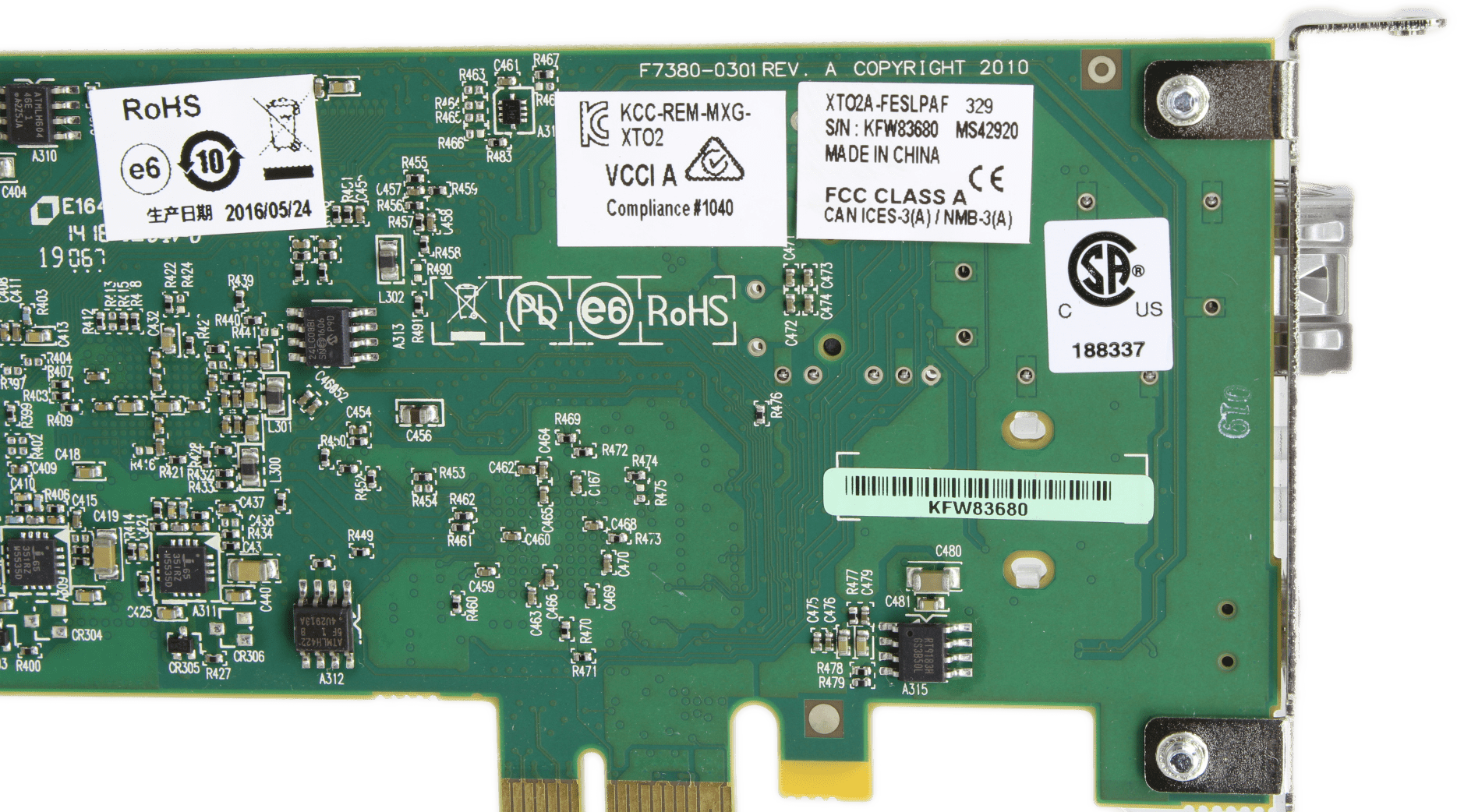 Matrox Extio Interface Card / KVM-Extender up to 1 km PCIe x1 - XT02A-FESLPAF | 9823 (Bild 7 von 7)
