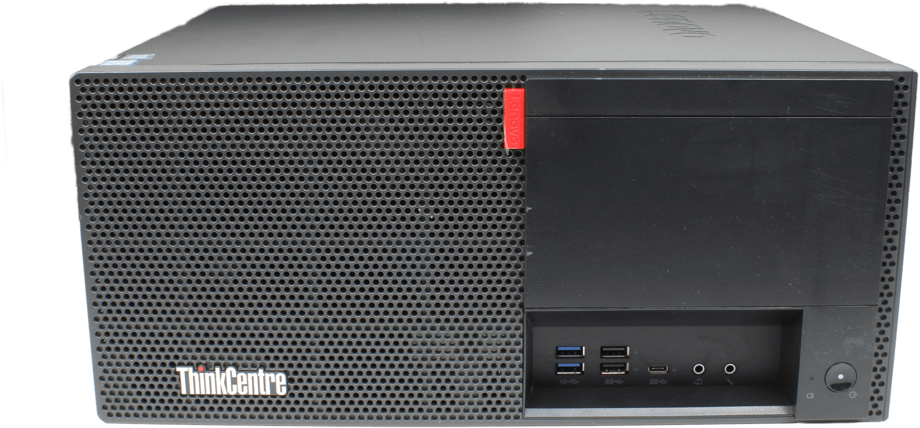 Lenovo ThinkCentre M920t PC - Intel i5-8600 - 16GB DDR4 256 GB SSD PSU + Win11 | 10244 — Vorderansicht (Bild 2 von 6)
